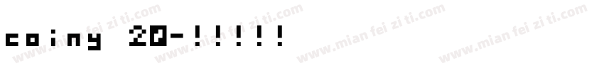 coiny 20字体转换